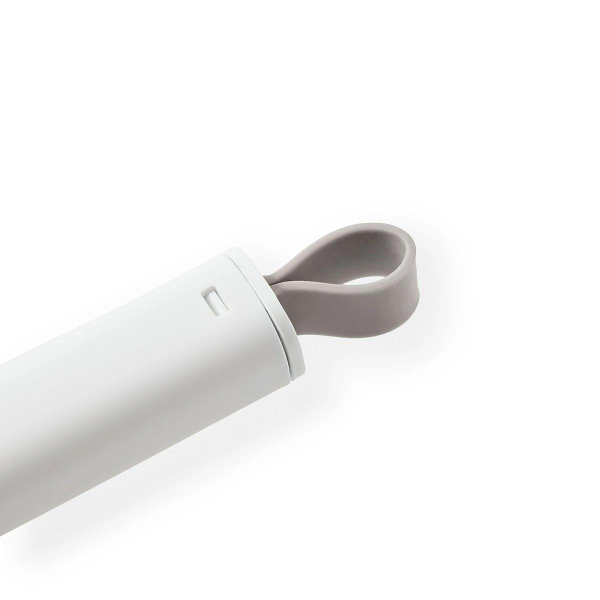 Mini Retractable Mop – Compact Self-Wringing Cleaning Tool for Small Spaces – Lightweight & Easy to Use – Reach Under Furniture, Counters & Tight Spots – Grey/White