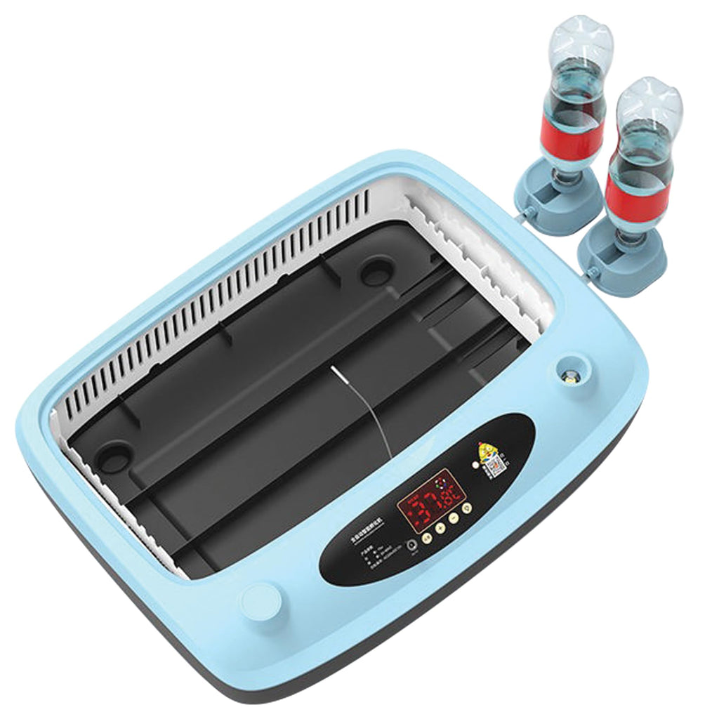 Automatic 12 Egg Incubator - Digital Hatching Machine with Temperature Control & Auto Egg Turner - 80W Energy Efficient, Compact Design - PP Plastic Poultry Incubator for Chicken, Duck, Quail