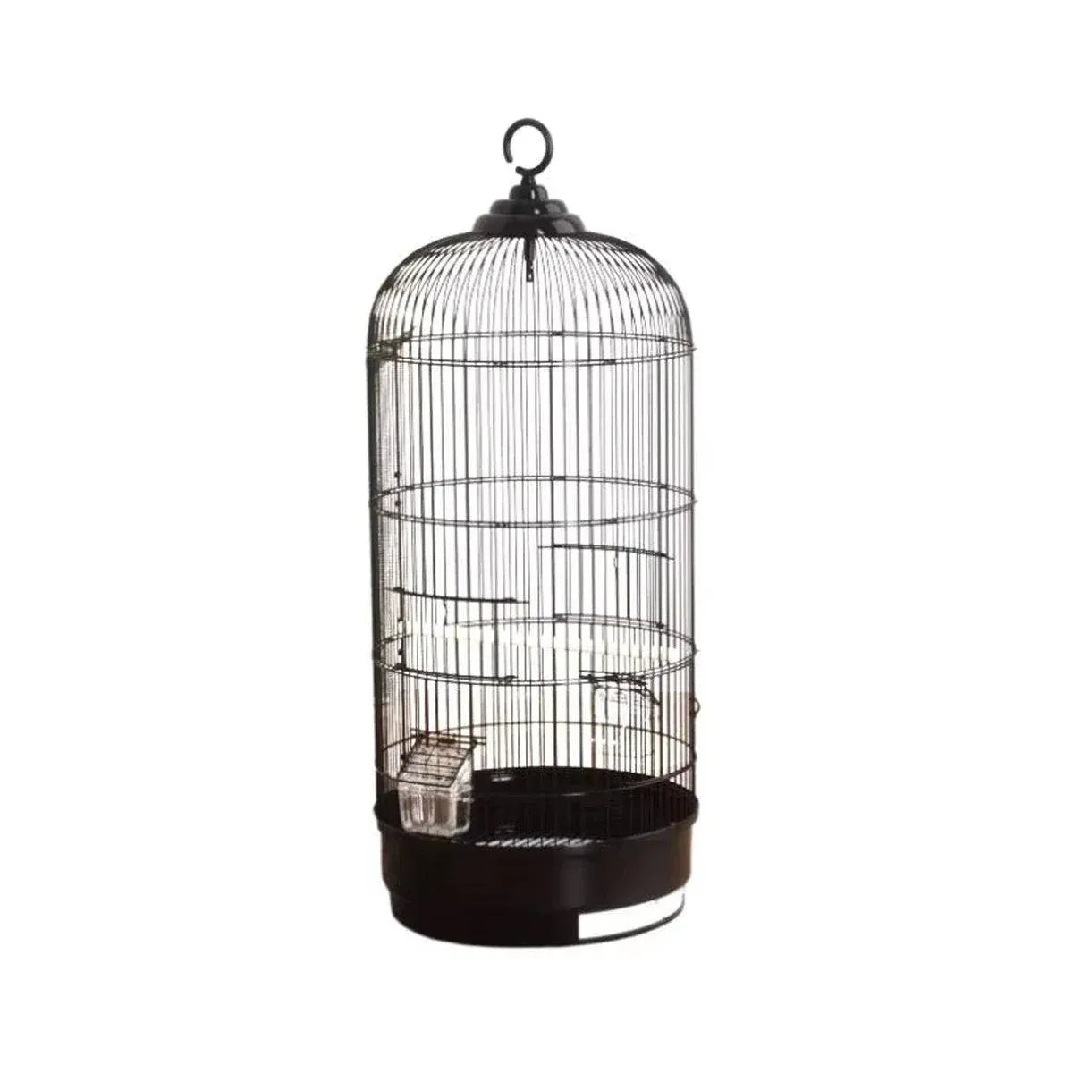 Round Bird Cage Metal Cage Large Pet Birdcage Indoor Outdoor Parrot
